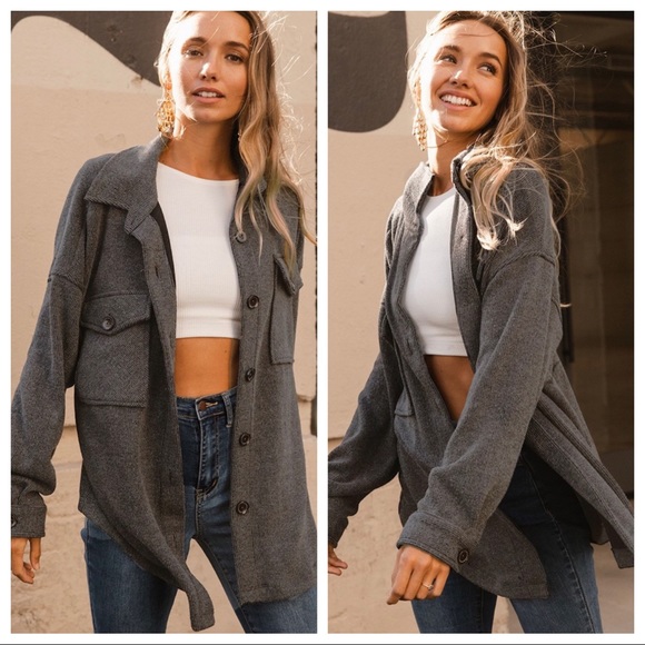 15 Boho Stretch Button-down Shirts Jacket - Picture 4 of 8